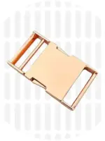 ° Sluiting - Zipper Zoo - 38mm - Rosé Goud
