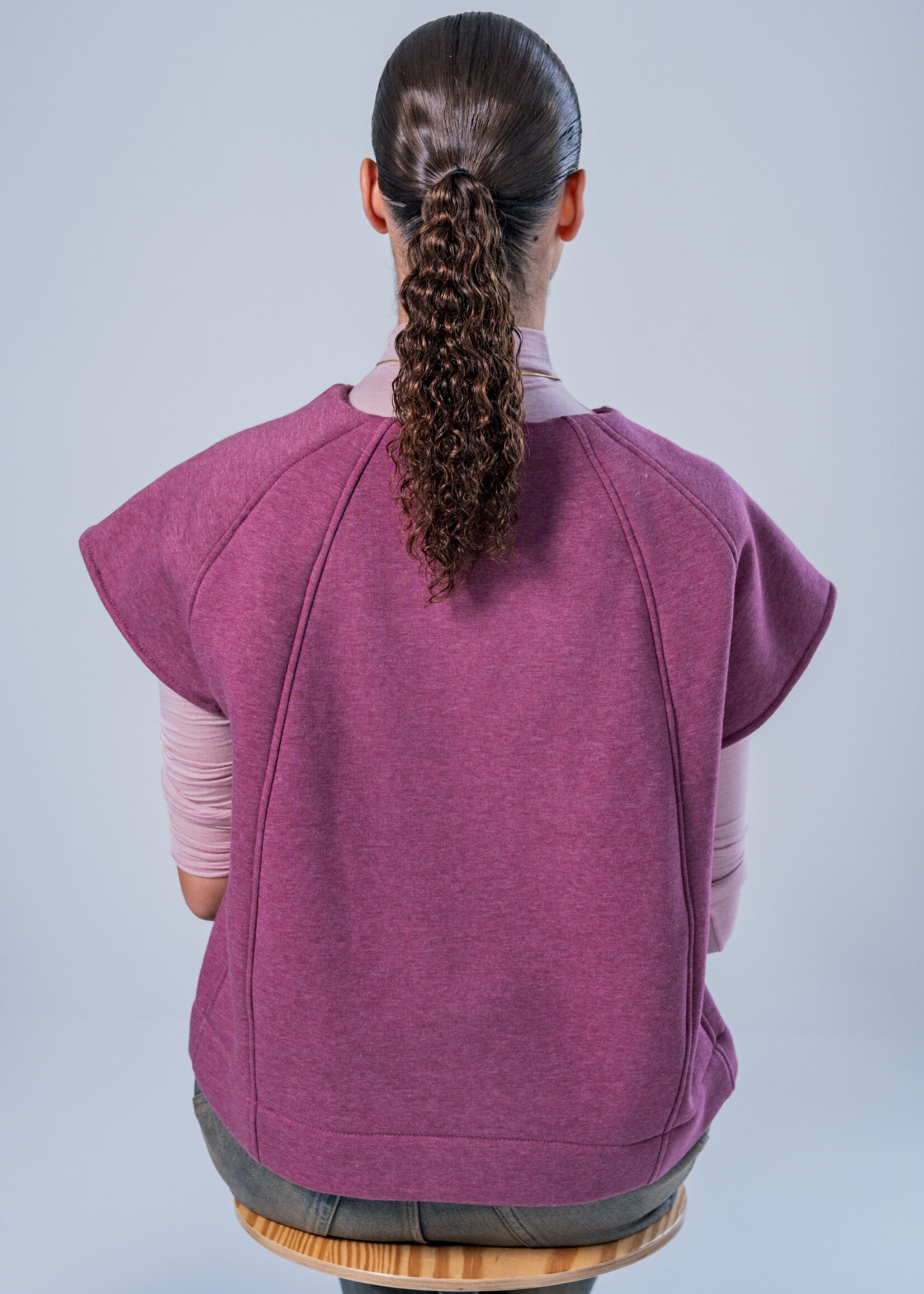 Fibre Mood ° Stof BIO Jogging Sweater - Fibre Mood - LENI - Pink