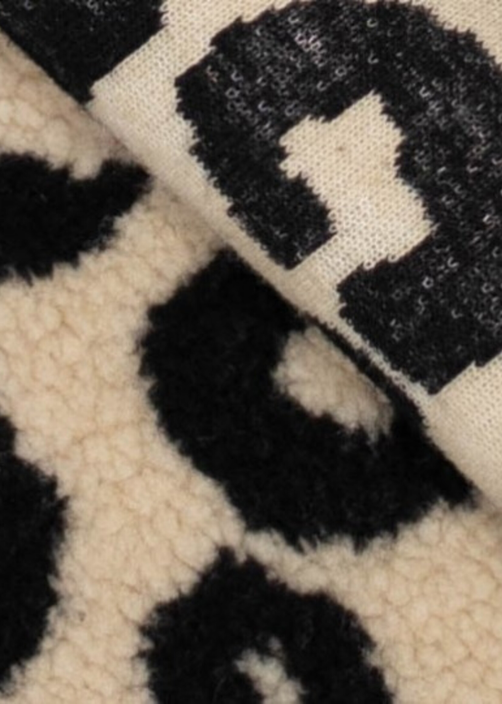 ° Stof Teddy - Leopard - Beige