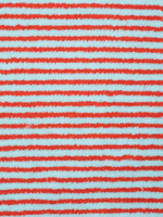 ° Stof Teddy - Stripes - Blue & Orange