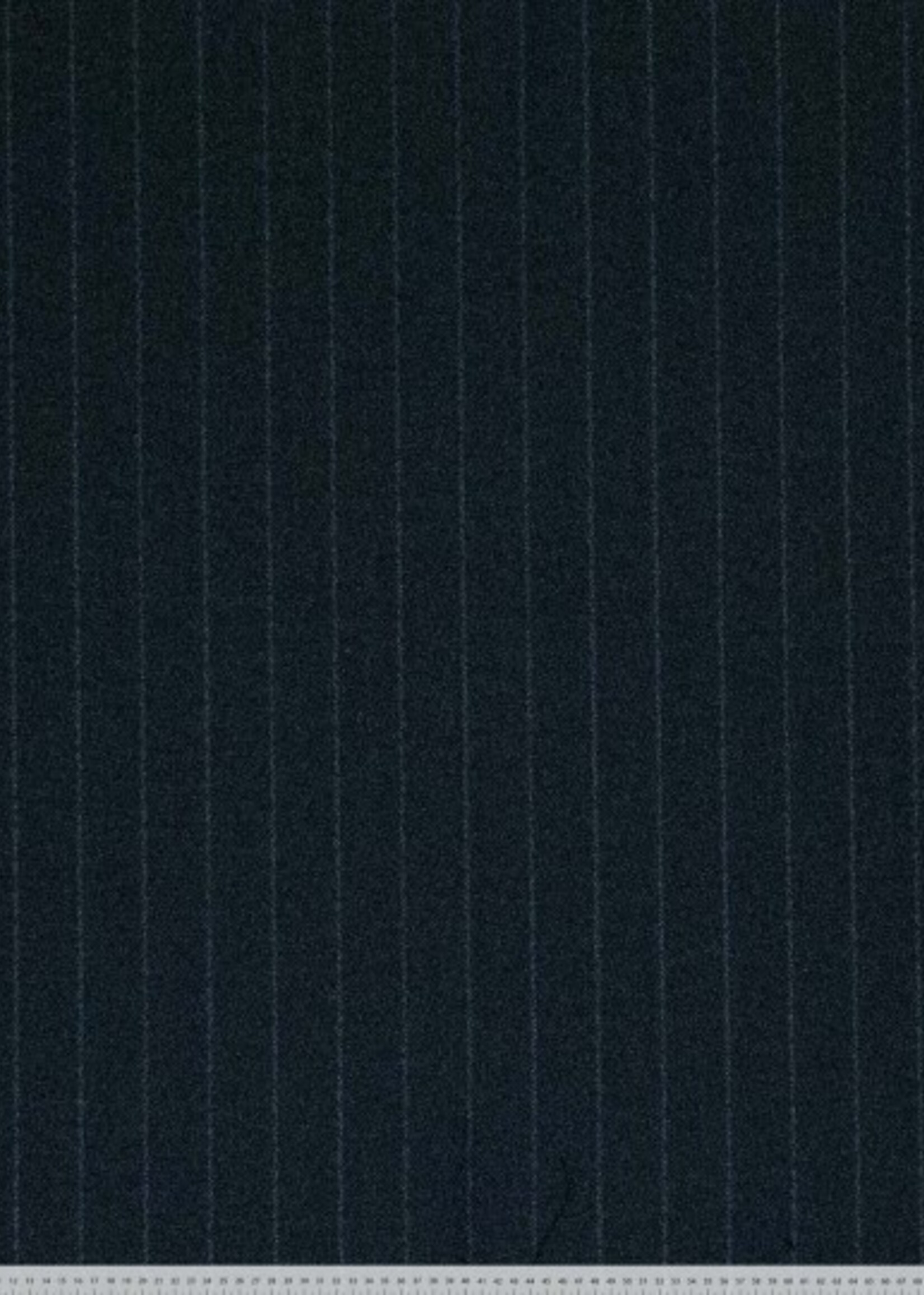 ° Soepele Geweven Bamboo Stof - Stripes - Navy