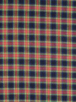 ° Stof Flanel - Checks - Blauw & Groen