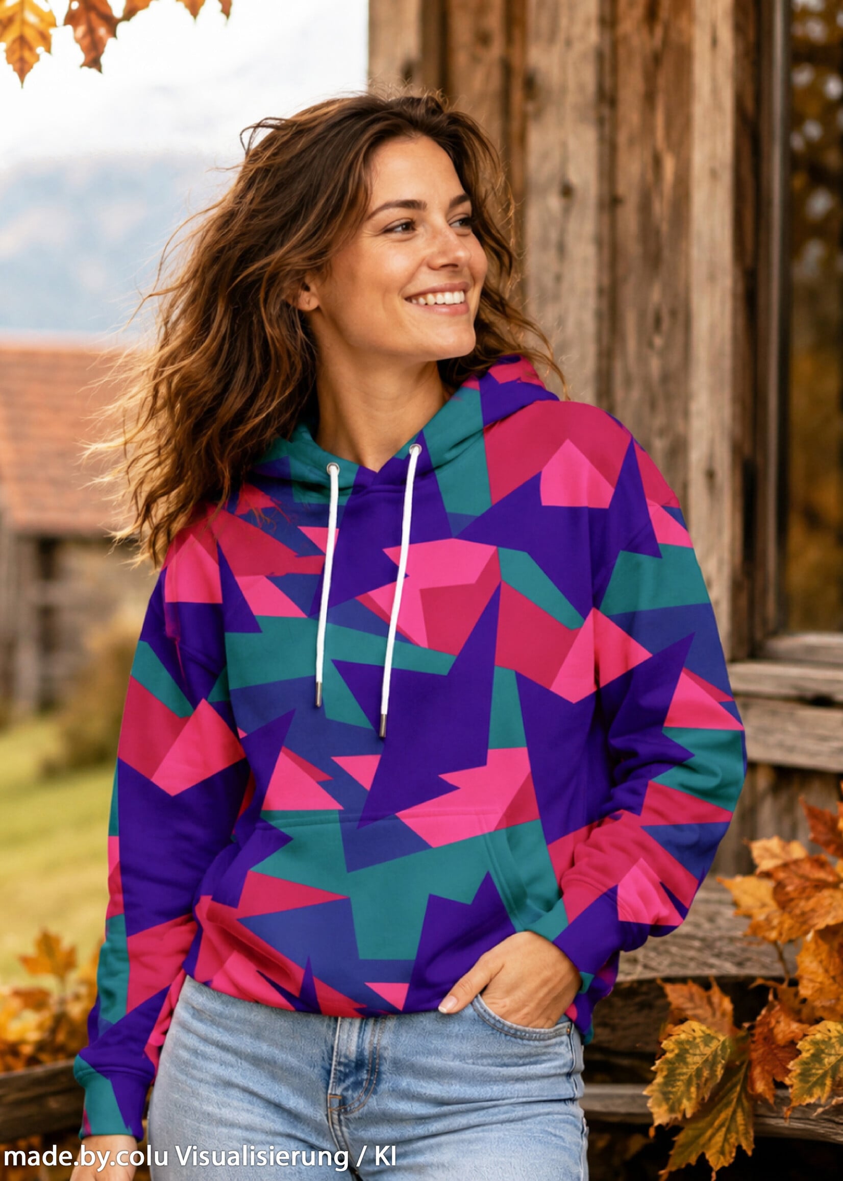 ° Stof Sweater - Autumn Glow - made by colu - Eighties