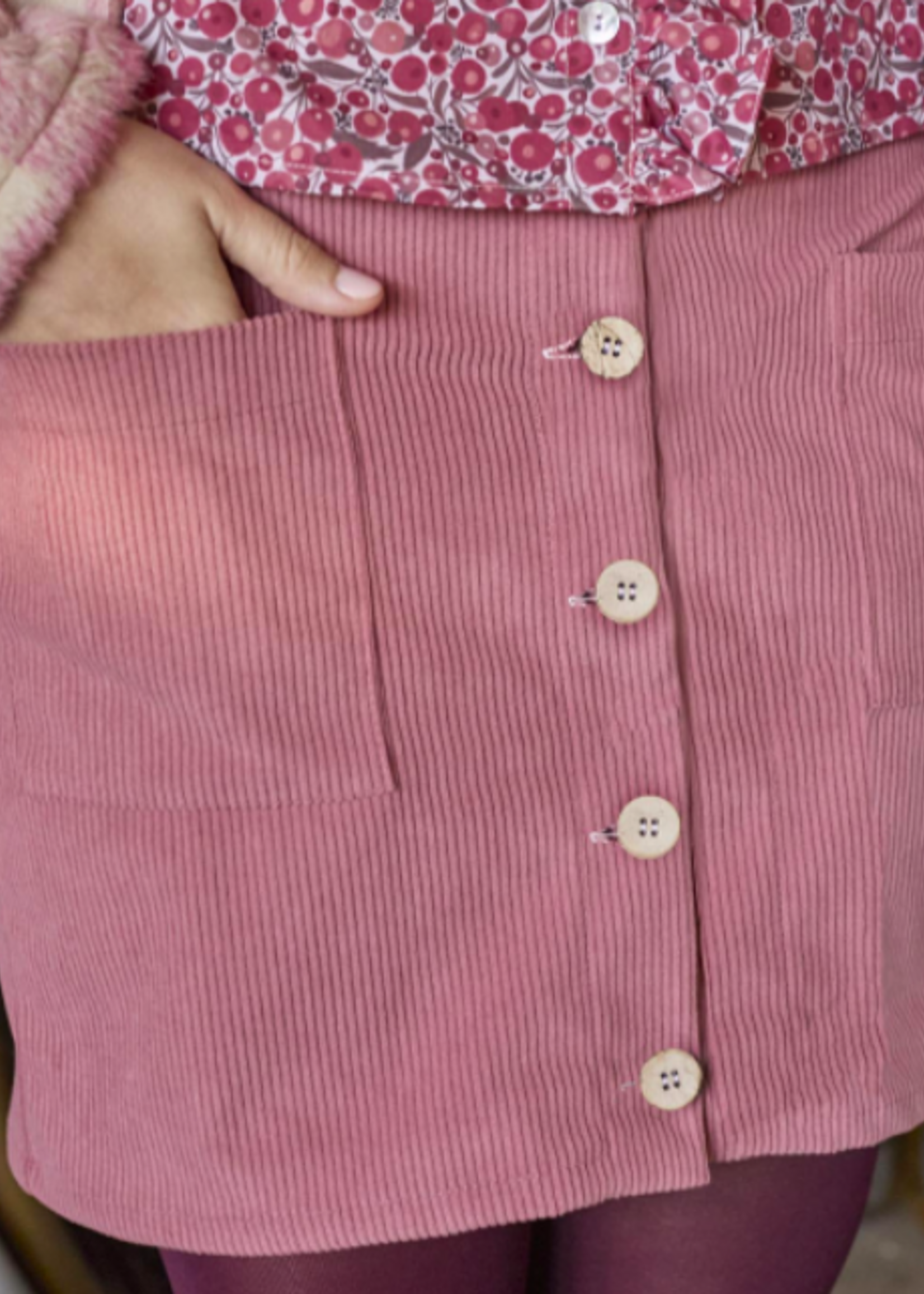 Katia ° Stof Ribvelours/Corduroy - KATIA Fabrics - Roze