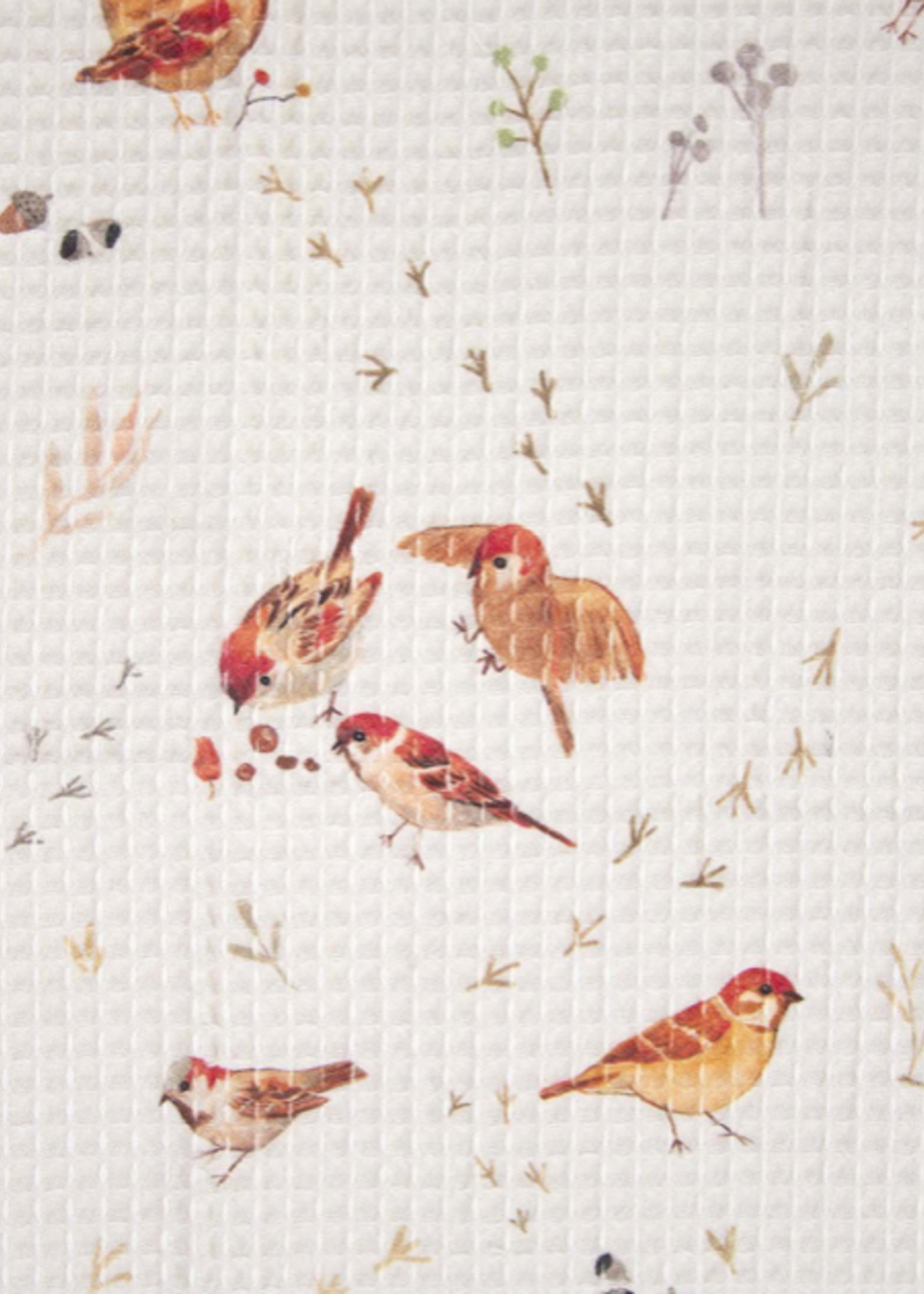 Katia ° Stof Wafelkatoen - KATIA Fabrics - Baby Birds