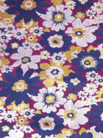 Katia ° Stof Brocade - KATIA Fabrics - Flowers - Blue & Purple