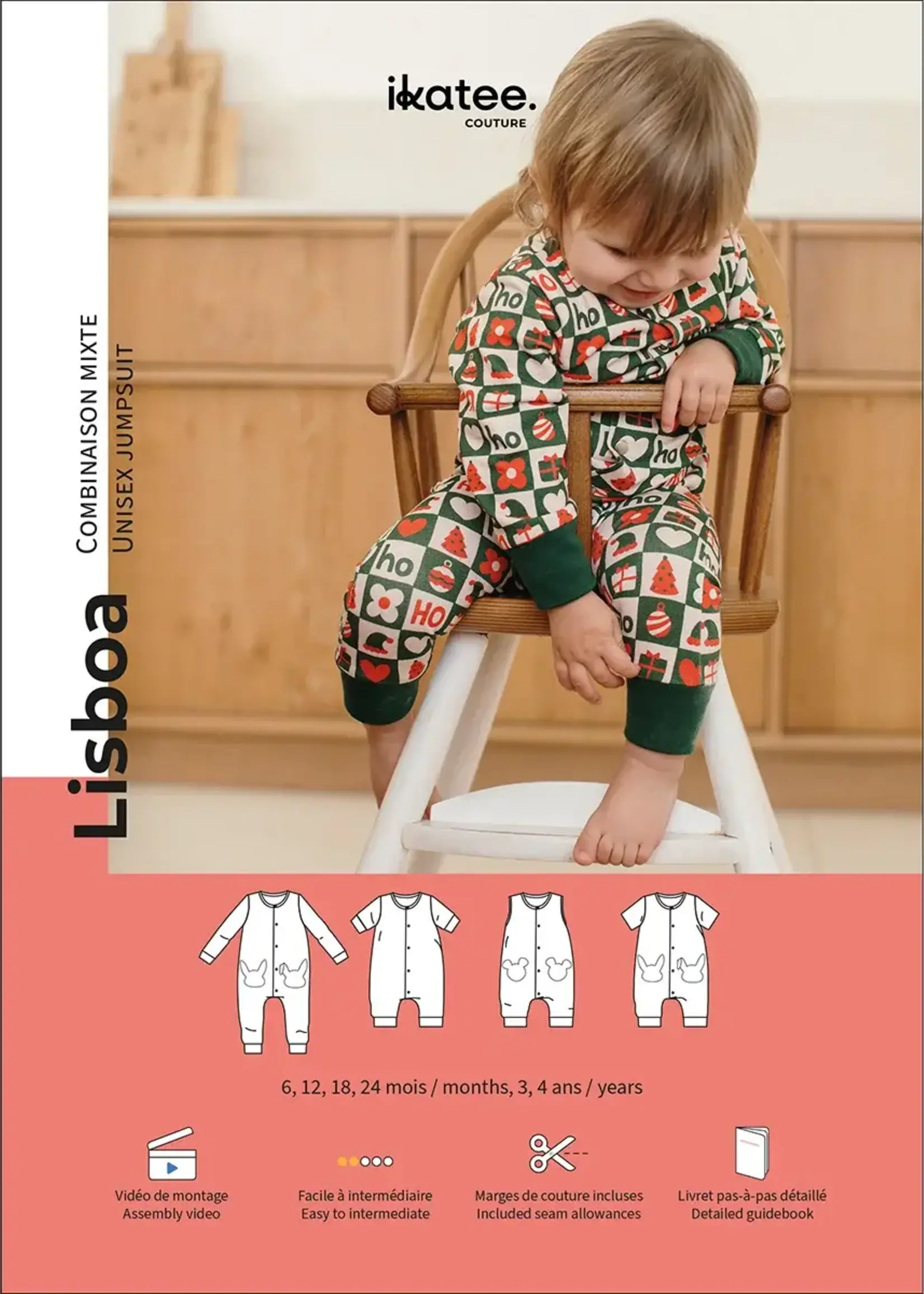 Ikatee ° Naaipatroon - Ikatee - Lisboa (jumpsuit)