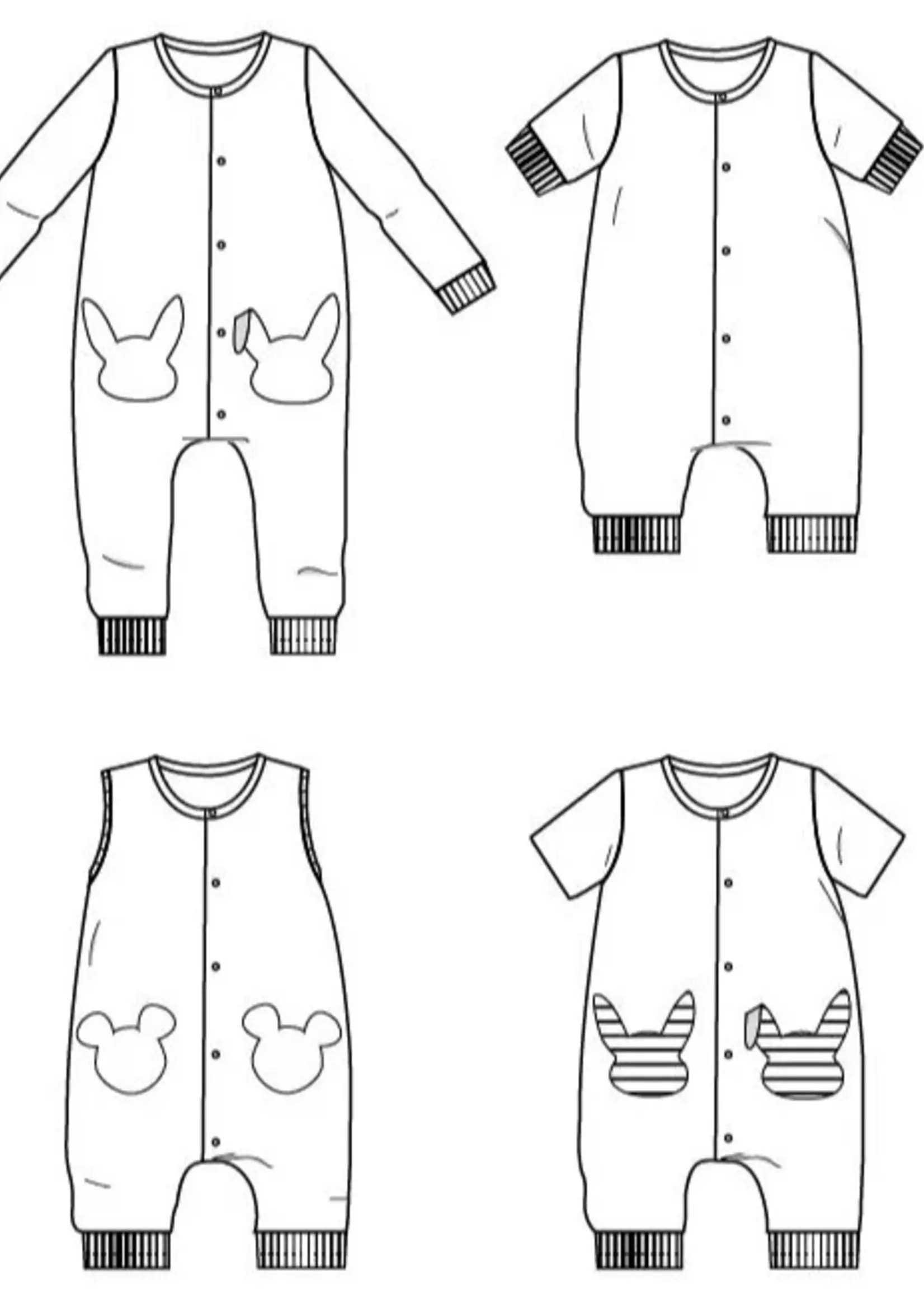 Ikatee ° Naaipatroon - Ikatee - Lisboa (jumpsuit)