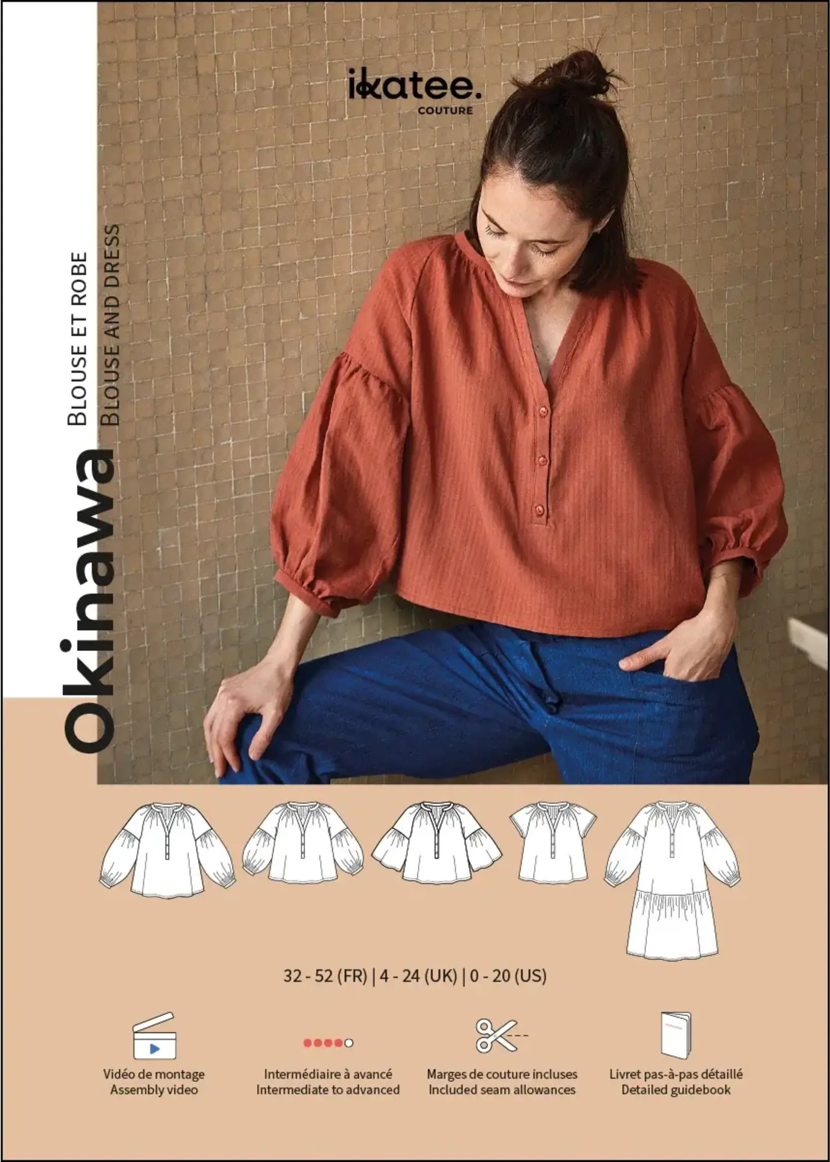 Ikatee ° Naaipatroon - Ikatee - OKINAWA (bloes)