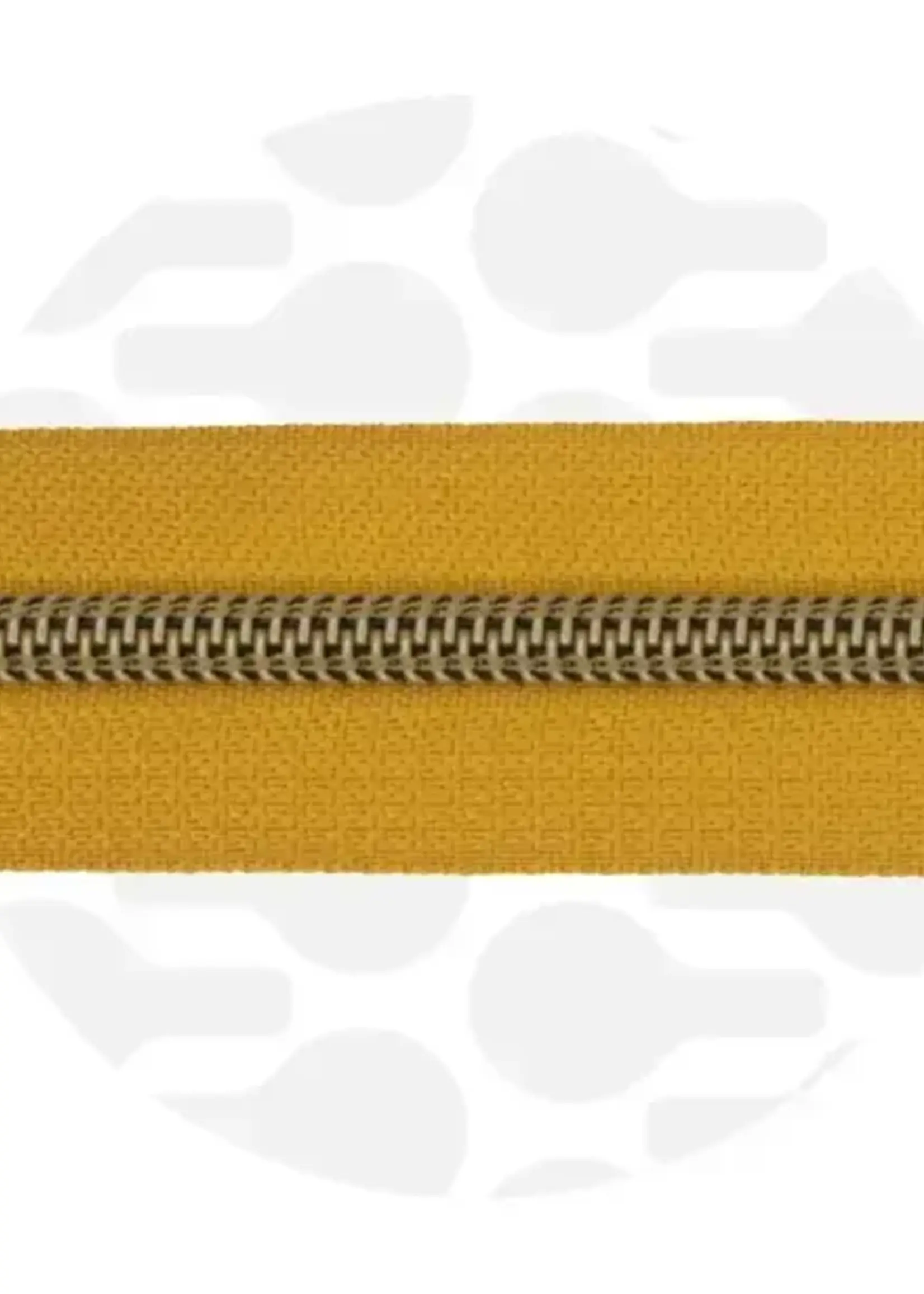 Zipper Zoo ° Spiraalrits - Zipper Zoo - 1 meter - Oker / Brons