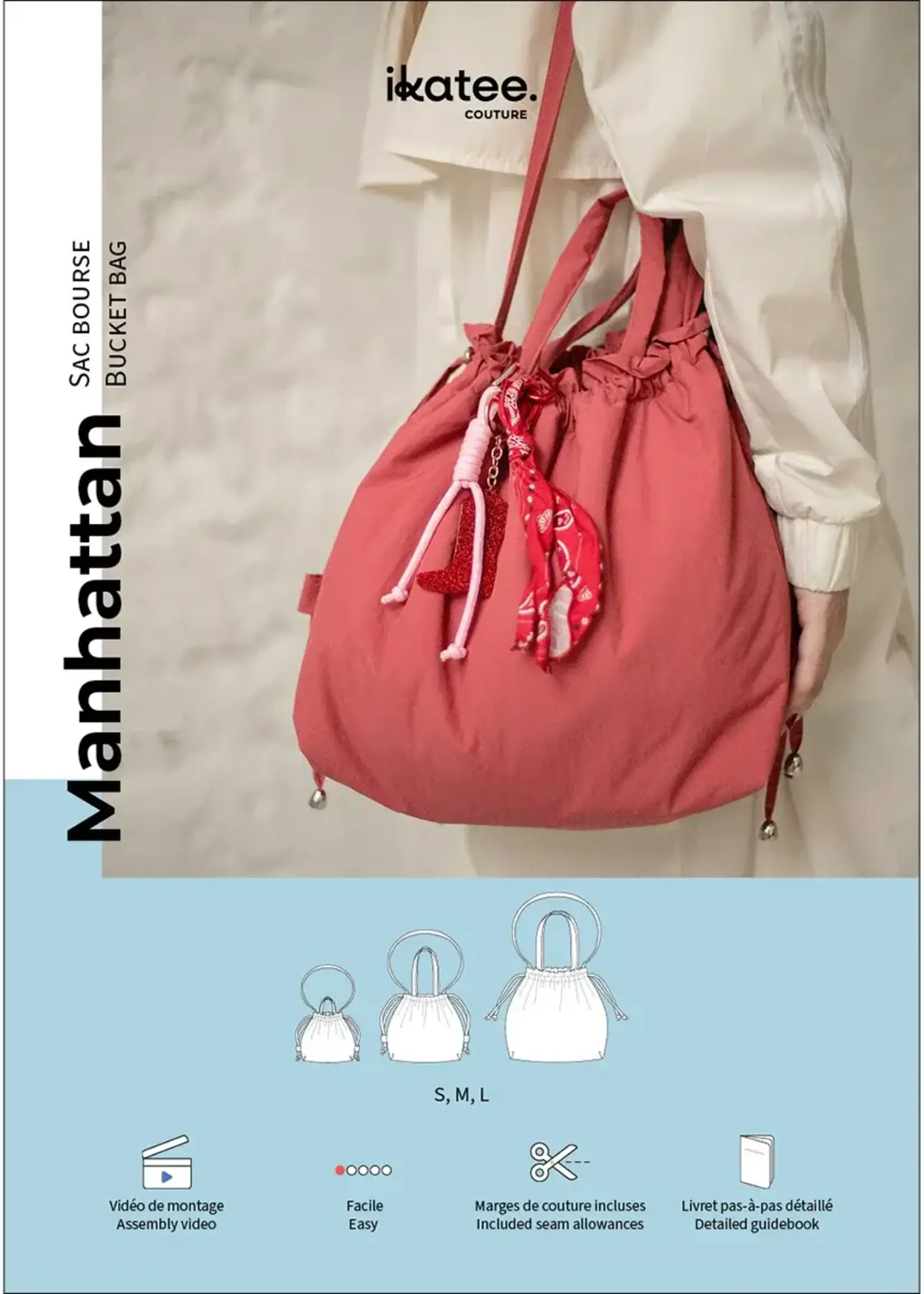 Ikatee ° Naaipatroon - Ikatee - MANHATTAN Tas