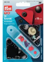 Prym ° Vernietbare Drukknopen Anorak - Prym - 15mm - Brons (donker)