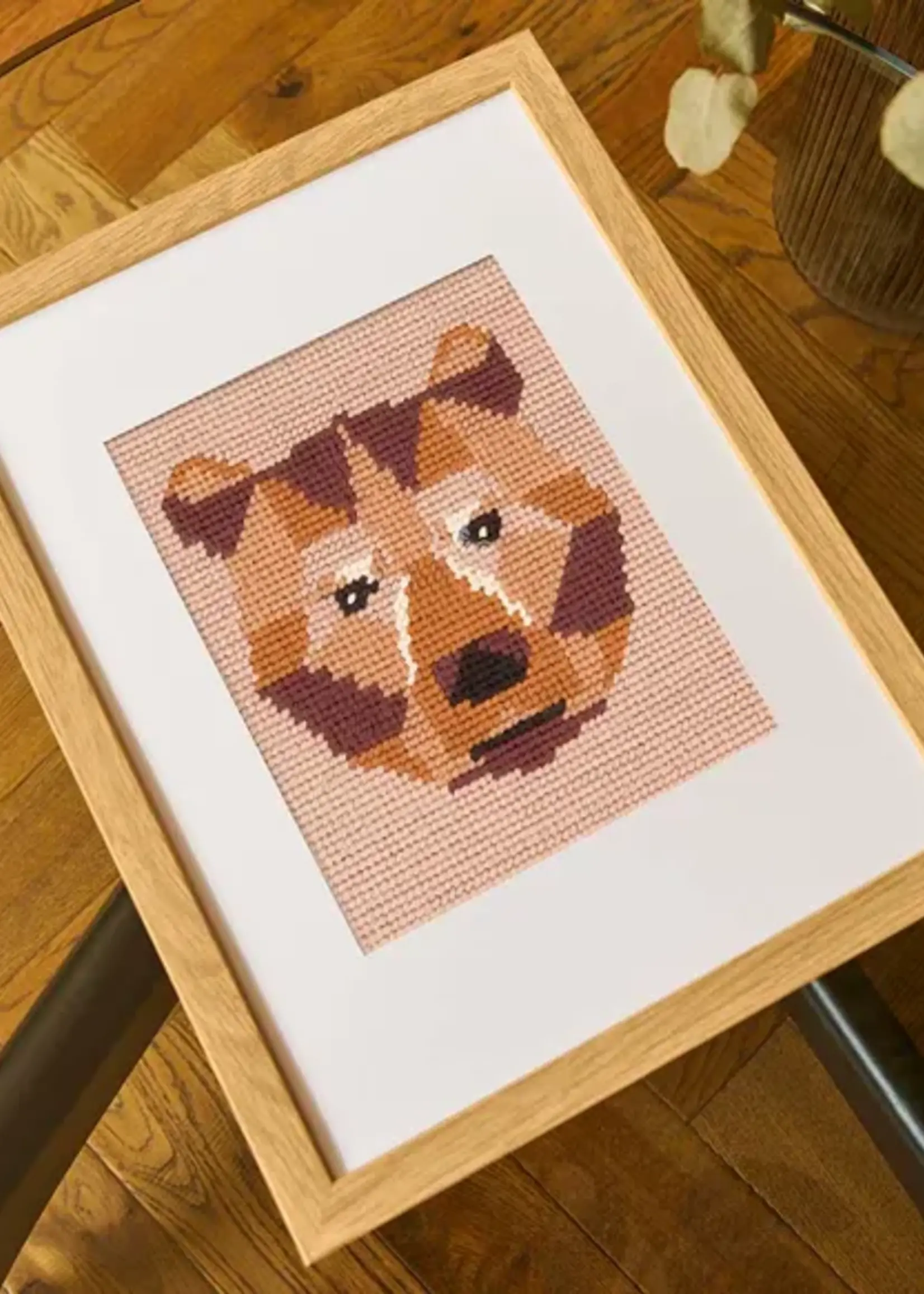 dmc ° DMC Borduurkit - Geo Bear (14,5 cm)
