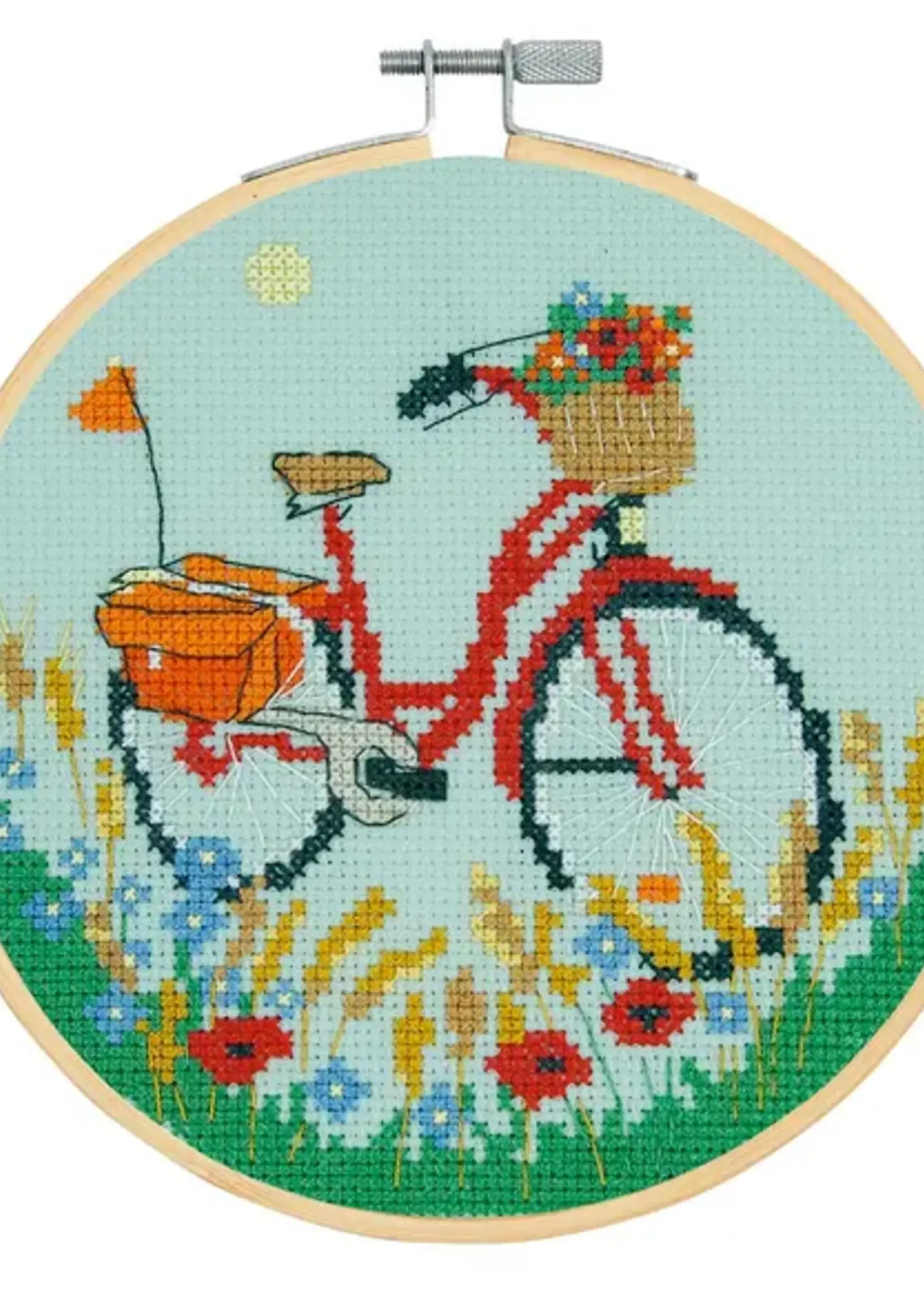 dmc ° DMC Kruissteekkit - Rode Fiets (15 cm)