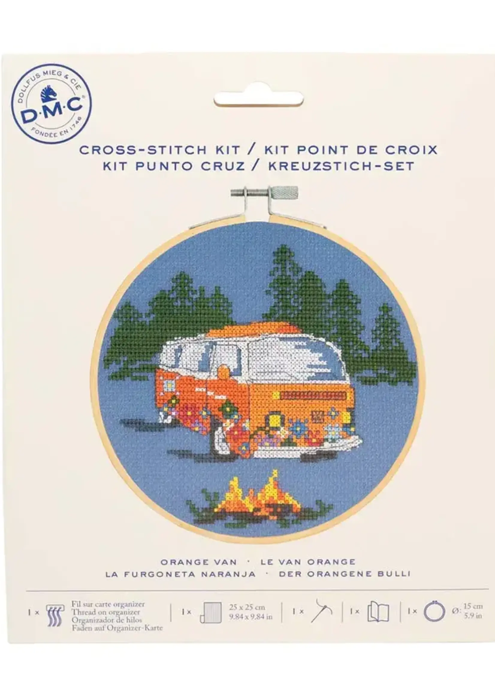 dmc ° DMC Kruissteekkit - Oranje Bus (15 cm)