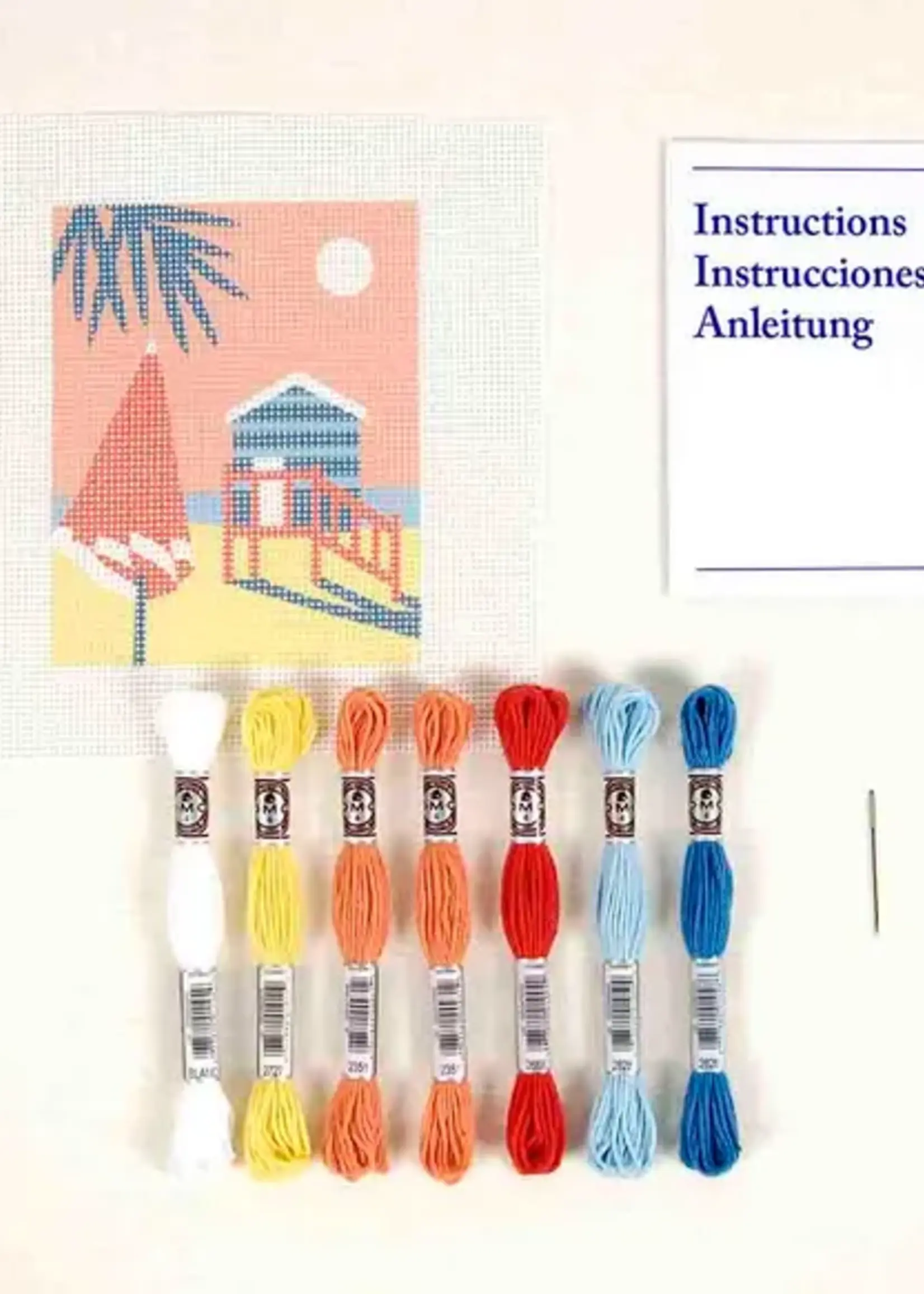 dmc ° DMC Tapestry Borduurkit - Beach House (12x15 cm)