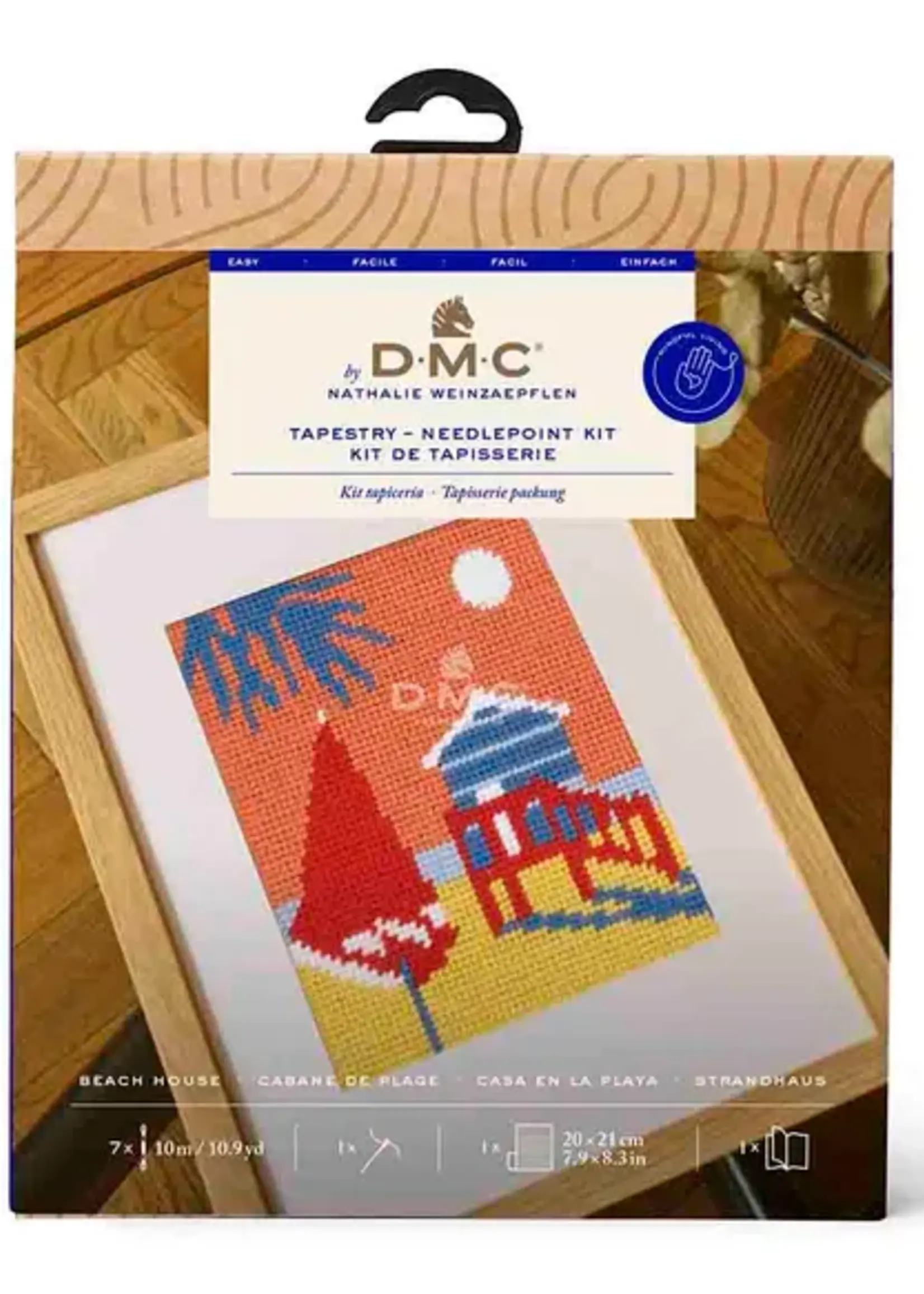 dmc ° DMC Tapestry Borduurkit - Beach House (12x15 cm)
