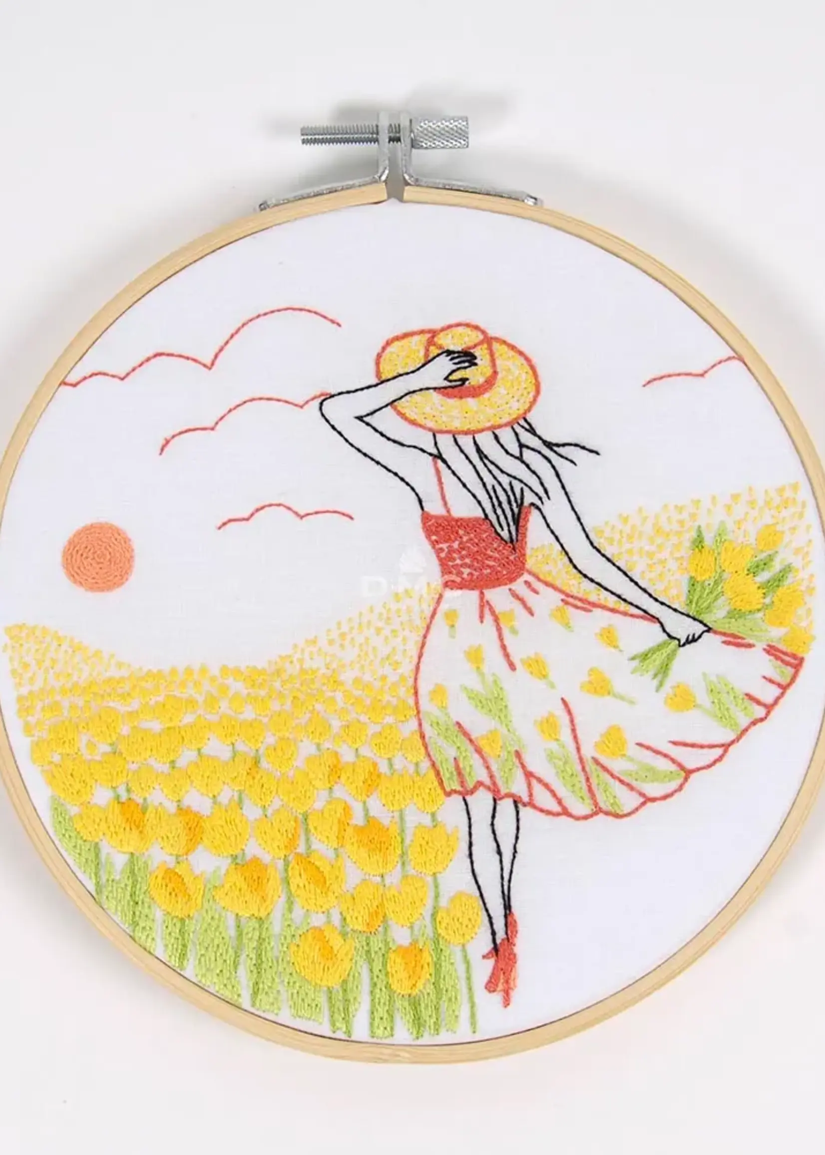 dmc ° DMC Borduurkit - Romantische Tulpen (15 cm)