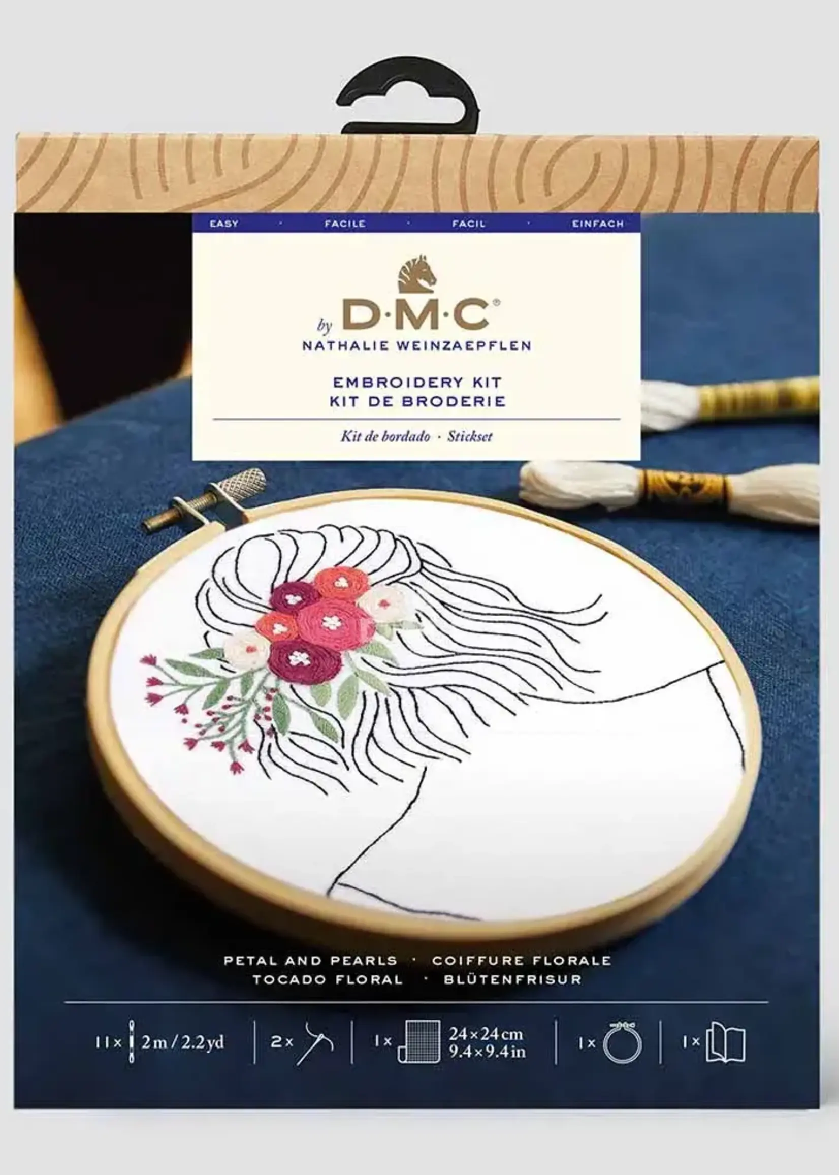 dmc ° DMC Borduurkit - Petal and Pearls (14,5 cm)
