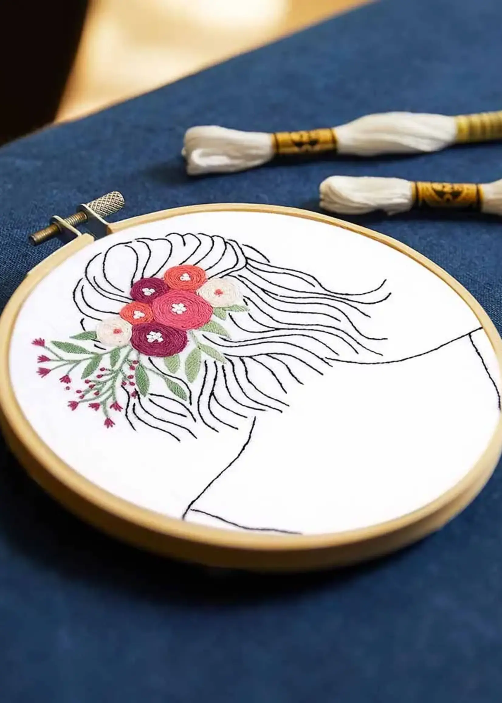 dmc ° DMC Borduurkit - Petal and Pearls (14,5 cm)