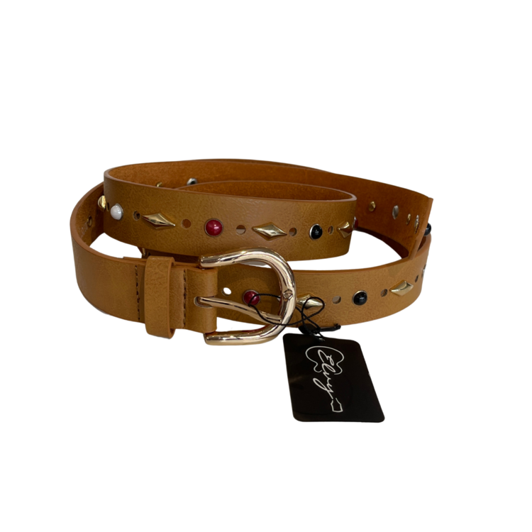 Elvy Strass Belt Women  Naturel