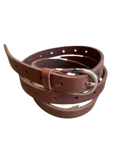 Elvy Plain Belt Brown