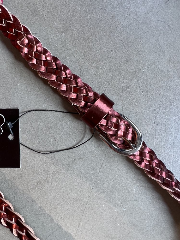 Elvy Braided Belt Woman Copper