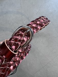 Elvy Braided Belt Woman Copper