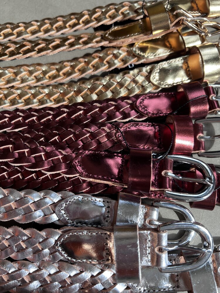 Elvy Braided Belt Woman Copper