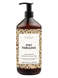 The Gift Label Stay Fabulous Kitching Cleaning Soap