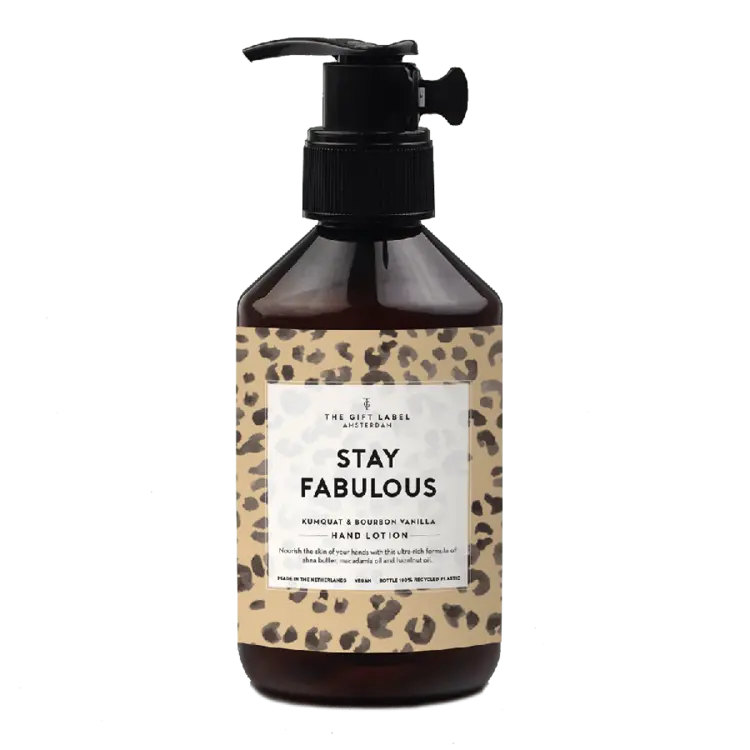 The Gift Label Stay Fabulous Hand Lotion