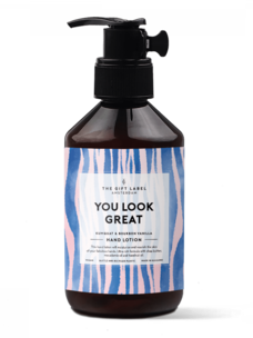 The Gift Label You Look Great Hand Lotion