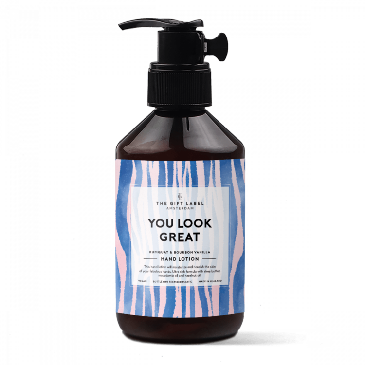 The Gift Label You Look Great Hand Lotion