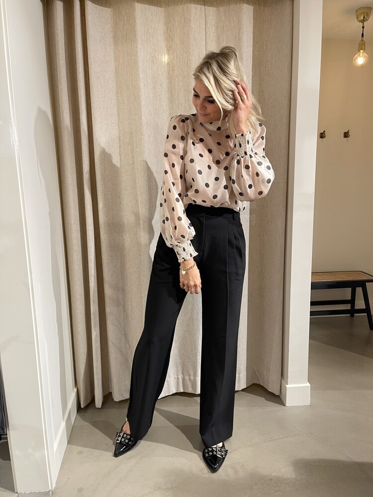 Co'Couture VolaCC Long Pleat Pant Black