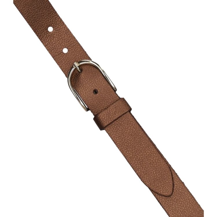 Elvy Metallic Bubble Belt Copper