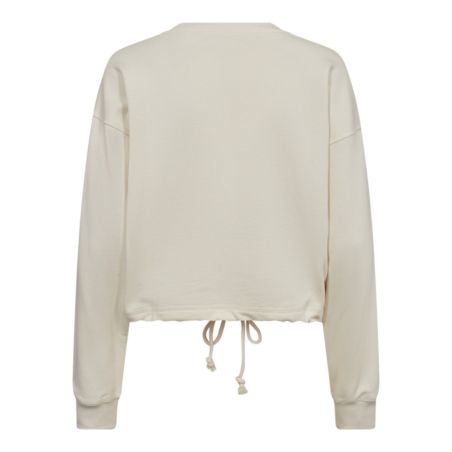 CleanCC Crop Tie Sweat Off White - Just be Jolie