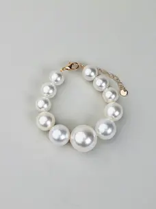Bow19 Bead Pearl Bracelet