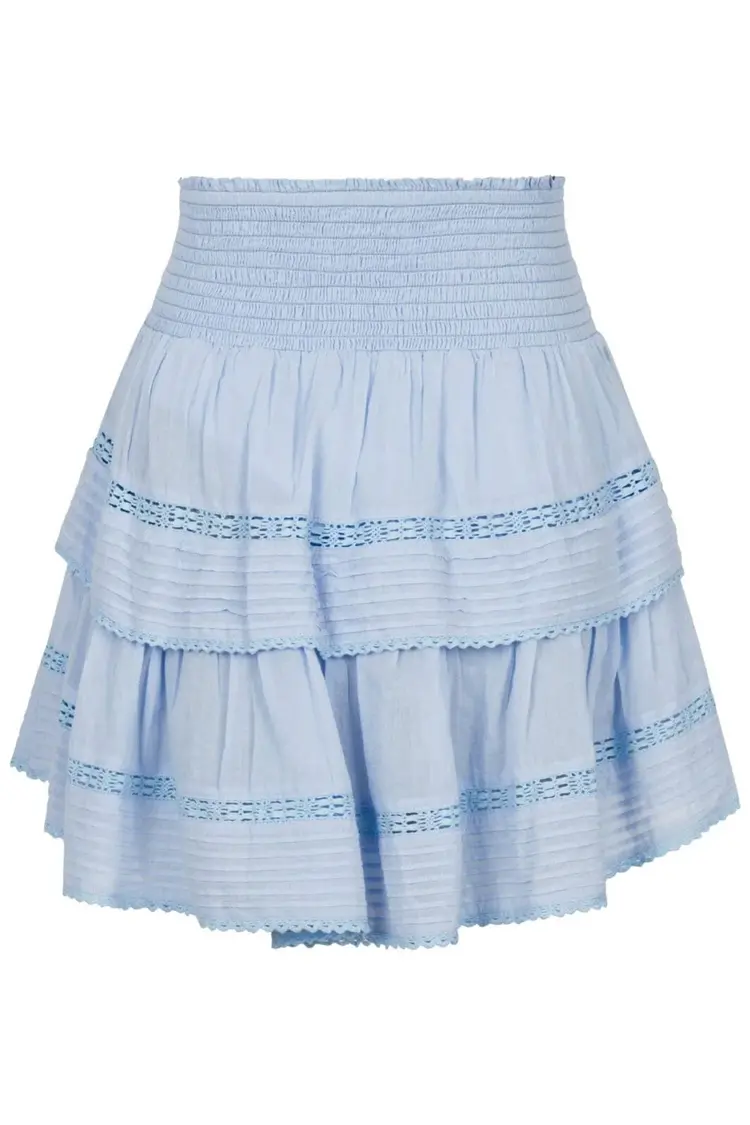 Neo Noir Jayla S Voile Top Light Blue