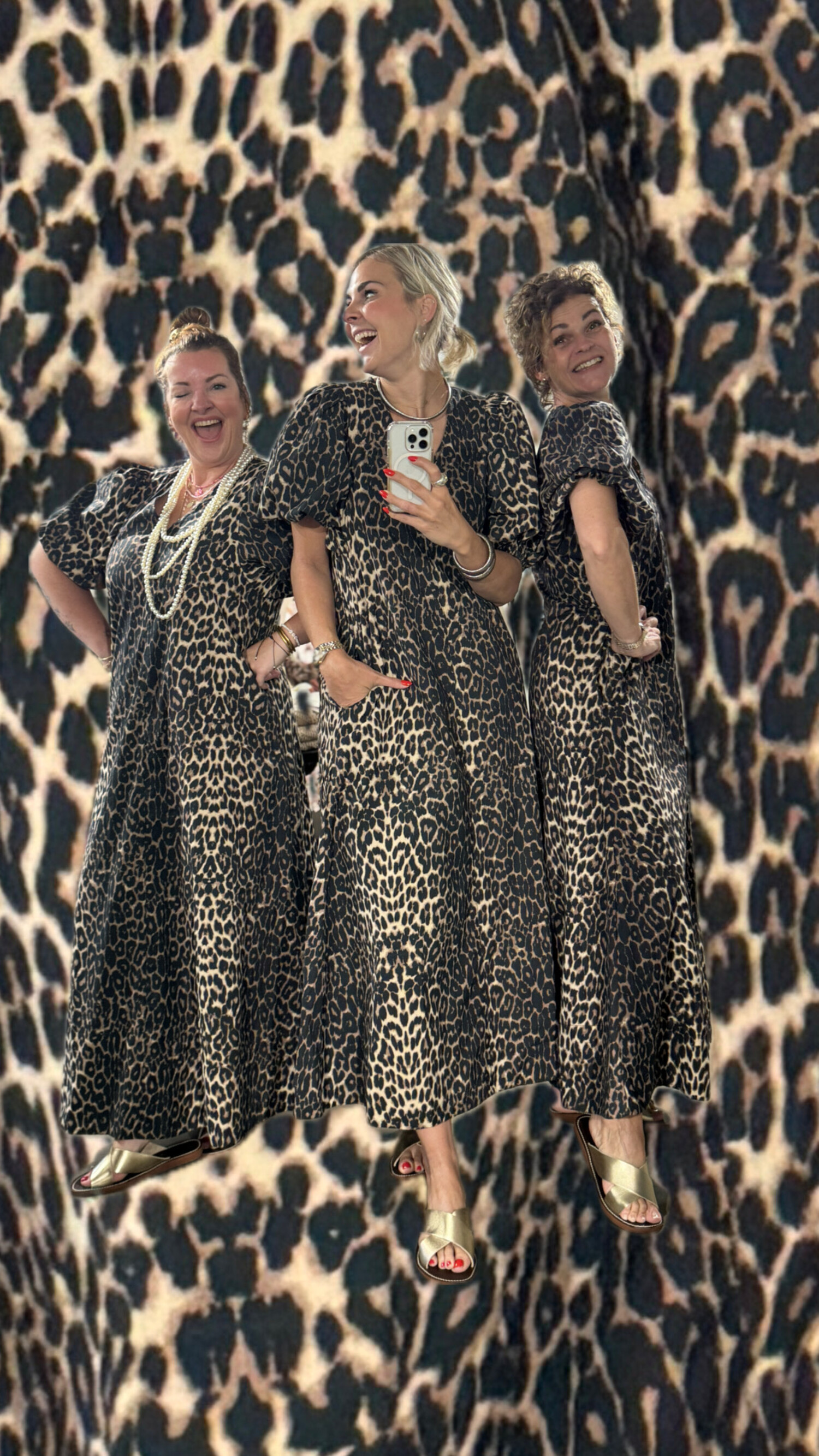 BobbeieLeo Dress Leopard Just be Jolie