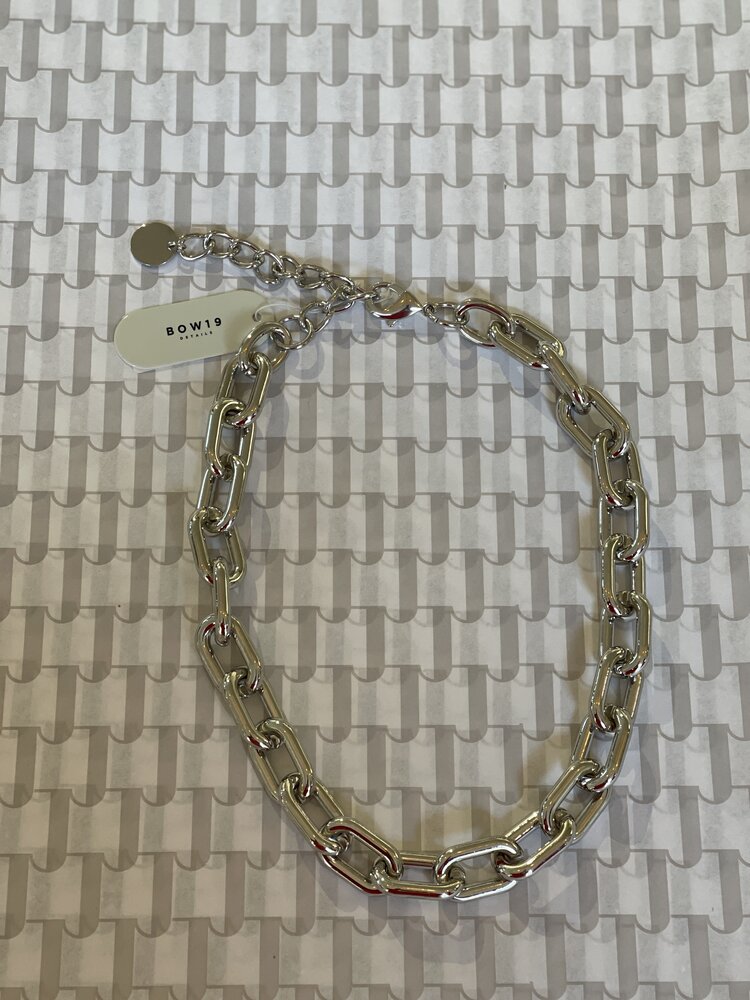 Bow19 Samantha Necklace Silver