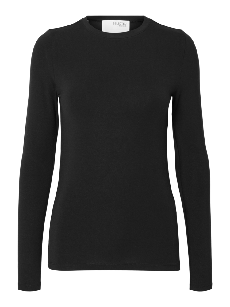 Selected Femme Manja LS O-Neck Noos Black