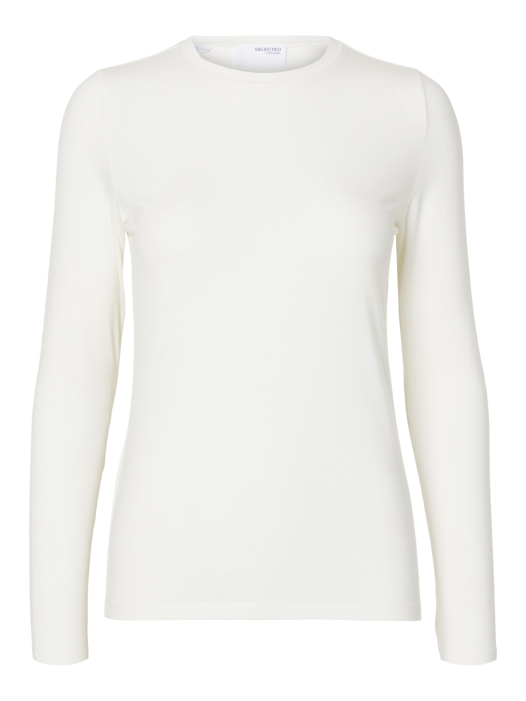 Selected Femme Manja LS O-Neck Noos Snow White