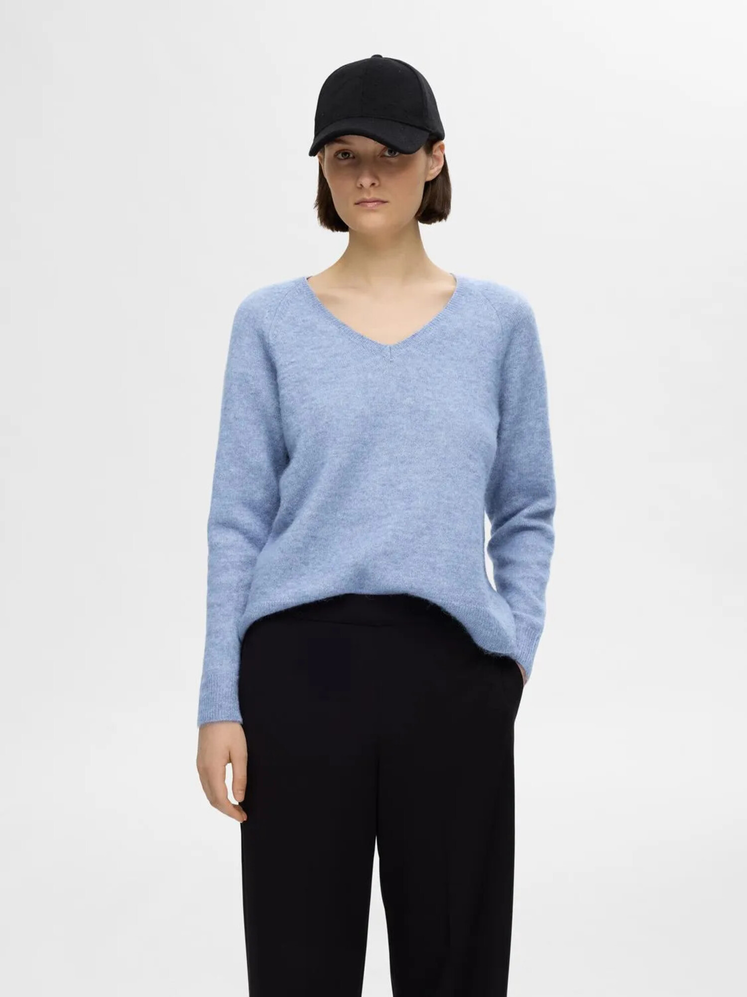 Selected Lulu Sweater in Sapphire Melange