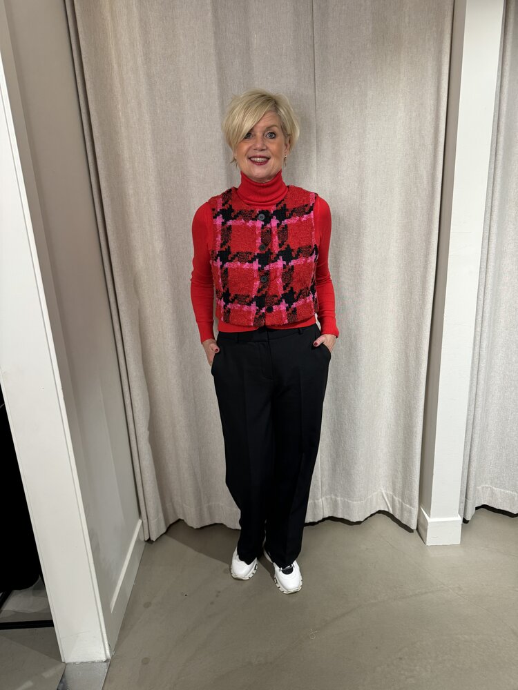 Selected Femme Rita MW Wide Pant FD Noos Black