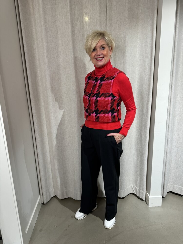 Selected Femme Rita MW Wide Pant FD Noos Black