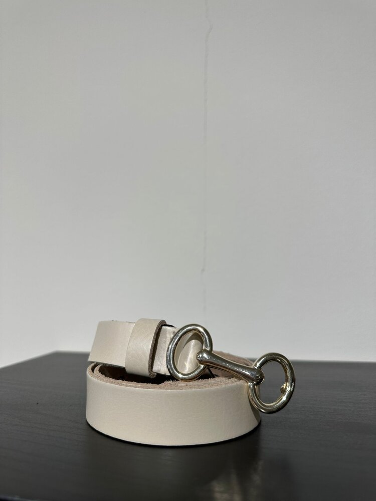 Elvy Minnesota Belt Women Gold/Ecru