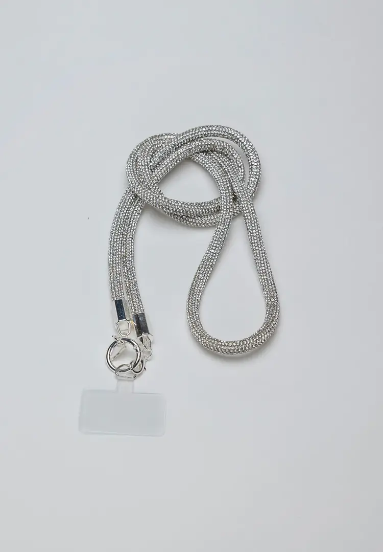 Bow19 Carrie Phone Strap Thin Silver