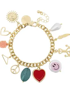 Bulu Brands Happy Charm Bracelet