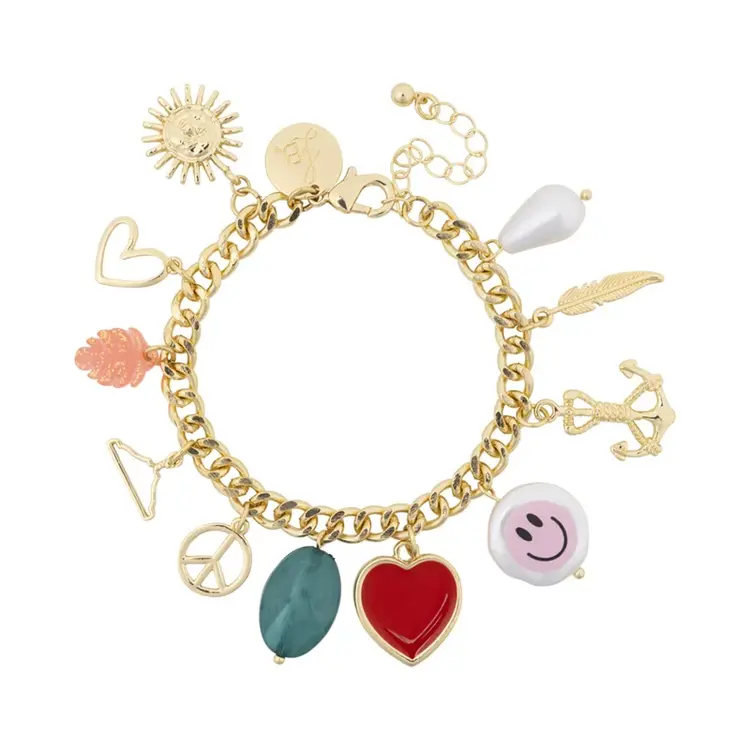 Bulu Brands Happy Charm Bracelet