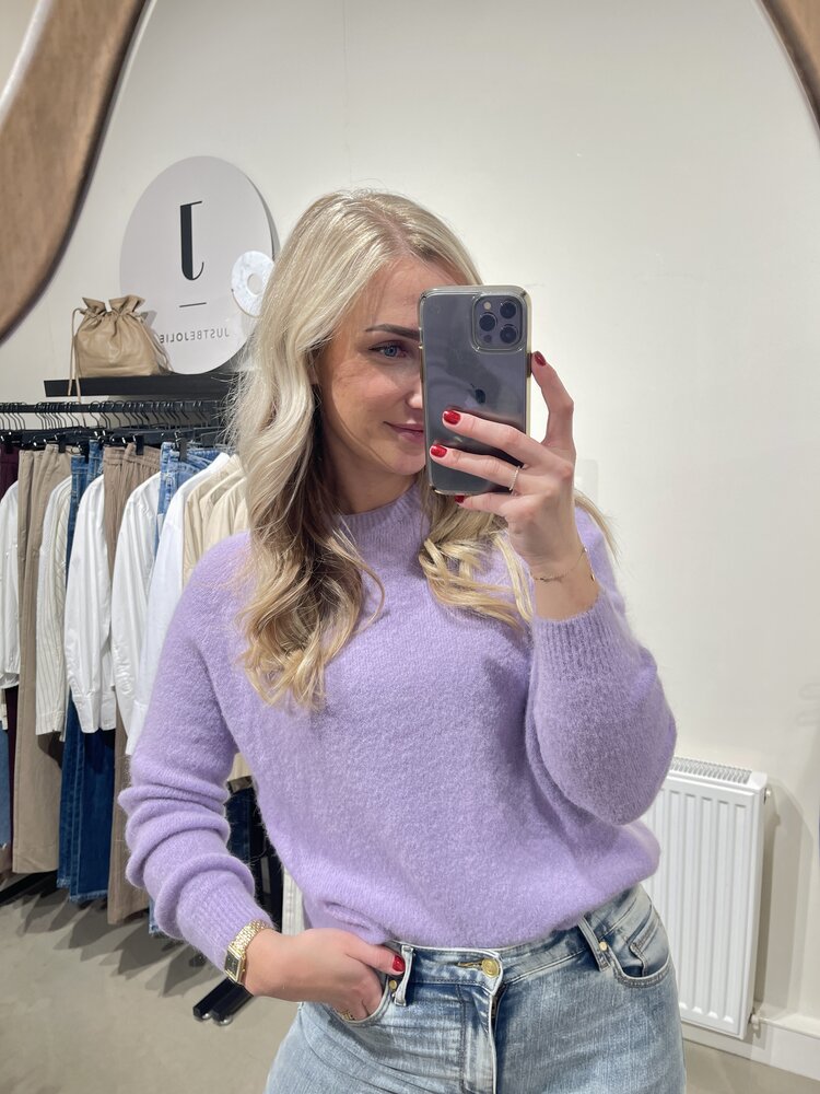 Just be Jolie Lucy Alpaca Sweater Lila